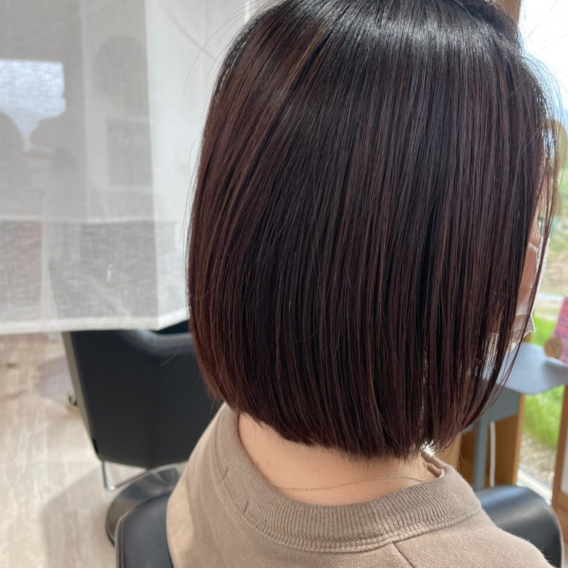 気分を変えて落ち着いたピンク艶も出て綺麗#totti #hair #color #perm #cut #hairstyle #haircolor #hairarrange #stylist #care #carelist #aujua #イルミナカラー #headspa #treatment #美容院