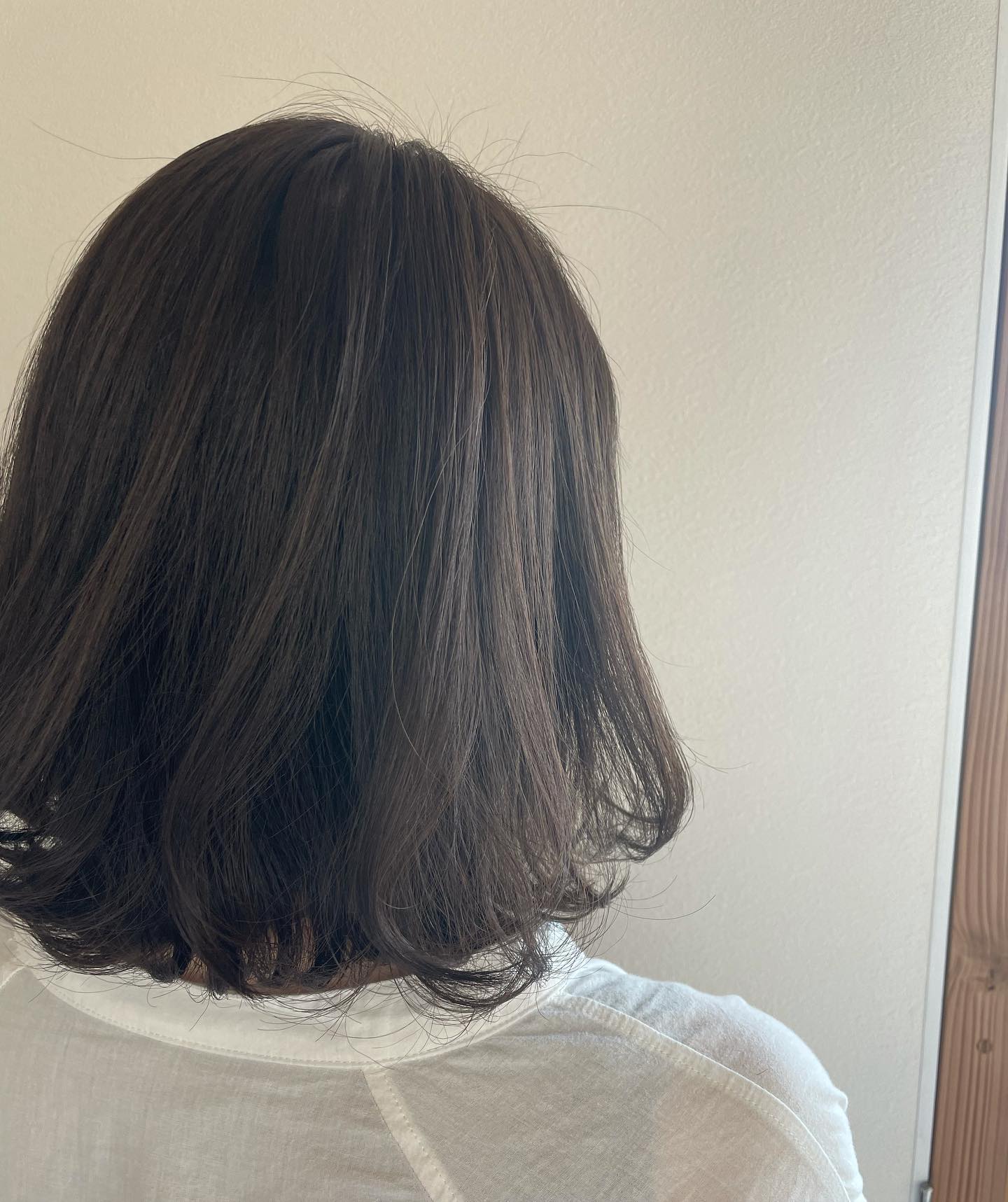 ブリーチ無しナチュラルグレージュ#totti #hair #color #perm #cut #hairstyle #haircolor #hairarrange #stylist #care #carelist #aujua #イルミナカラー #headspa #treatment #美容院