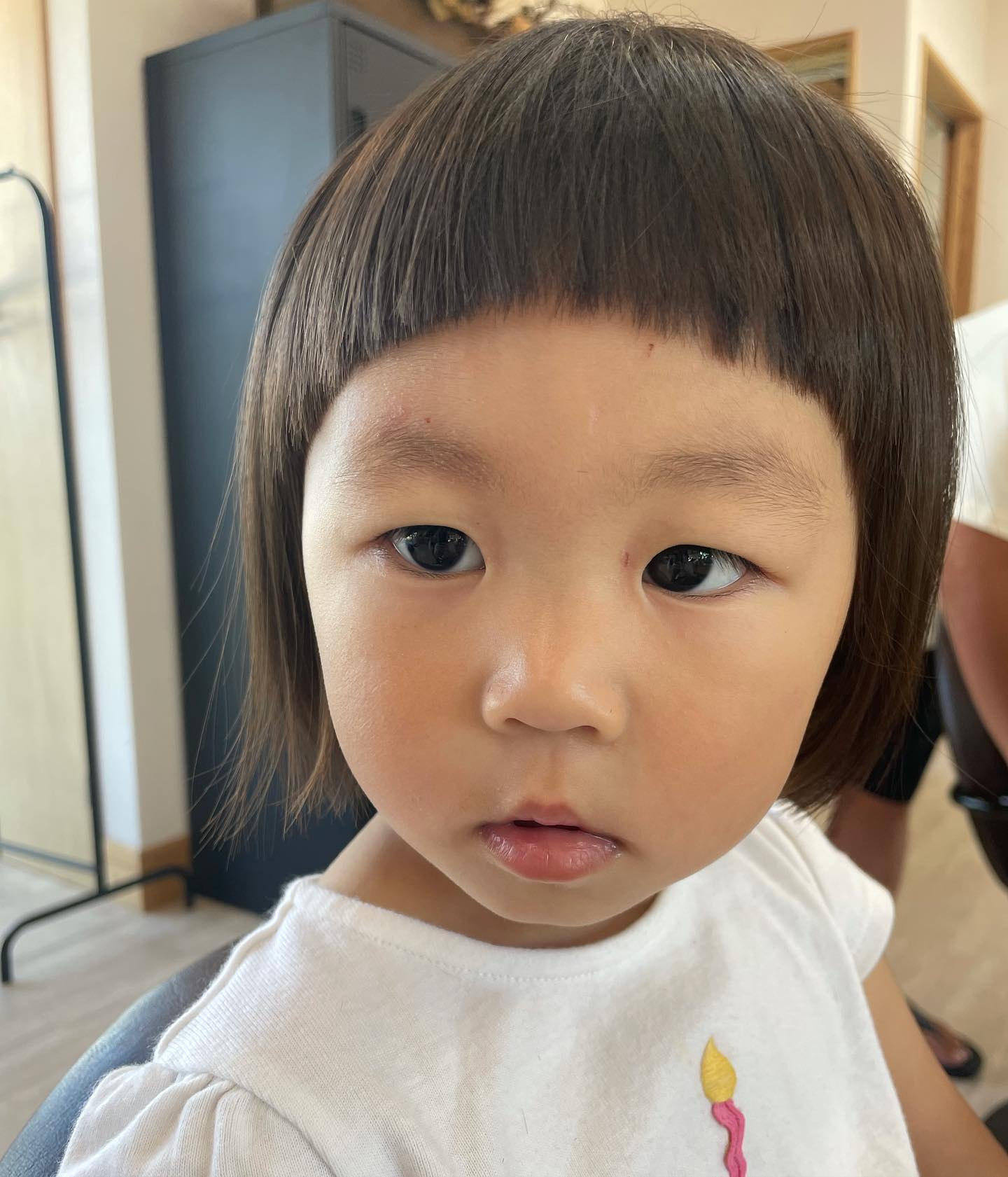 夏はやっぱりスッキリ短く可愛く️おそろヘアー#totti #hair #color #perm #cut #hairstyle #haircolor #hairarrange #stylist #care #carelist #aujua #イルミナカラー #headspa #treatment #美容院