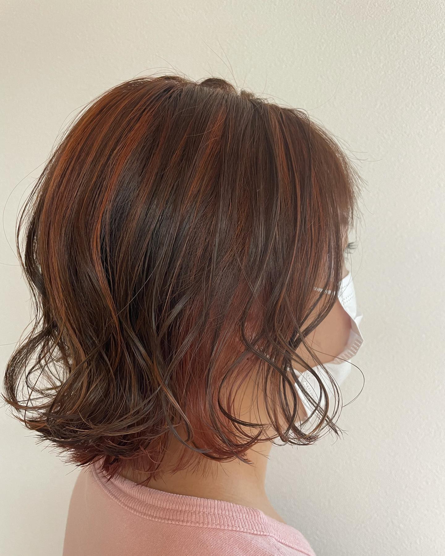 ハイライトとインナーカラーミックスストレートでも巻いてもアレンジしても可愛い#totti #hair #color #perm #cut #hairstyle #haircolor #hairarrange #stylist #care #carelist #aujua #イルミナカラー #headspa #treatment #美容院