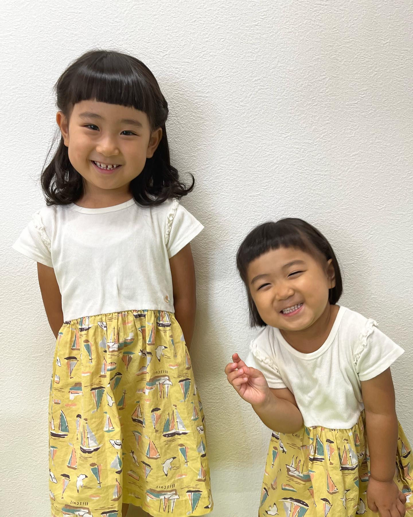 #姉妹#キッズカット#女の子#かわいい#仲良し#．．〠627-0004京丹後市峰山町荒山1220-1︎0772608704close:Wednesday